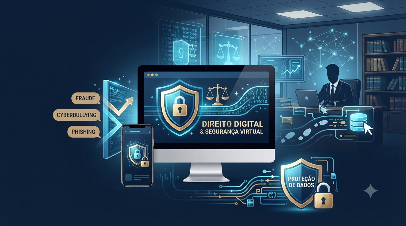Direito Digital - Crimes virtuais e proteção de dados - Advocacia Vera Catarina em Sapucaia do Sul