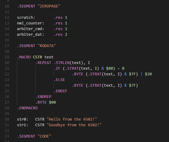 Syntax Highlighting