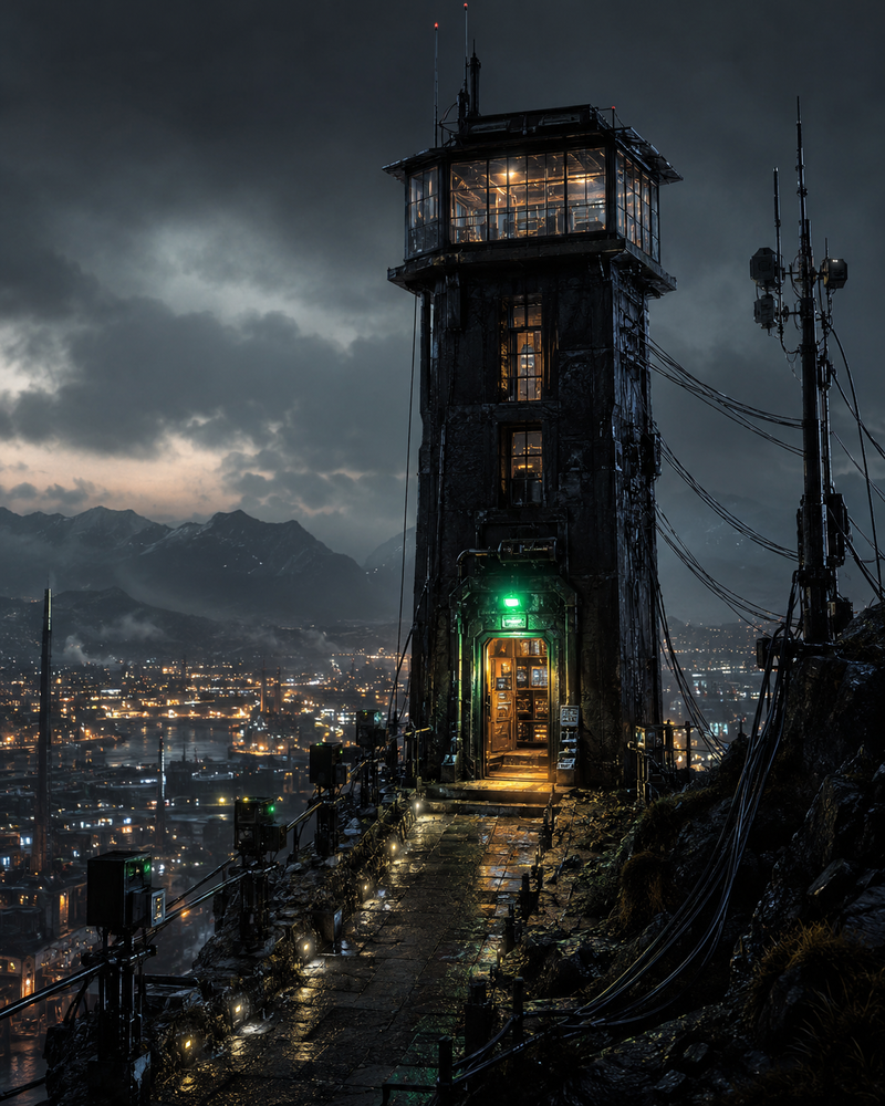 The Watchhouse, The Operator's home in Verglas