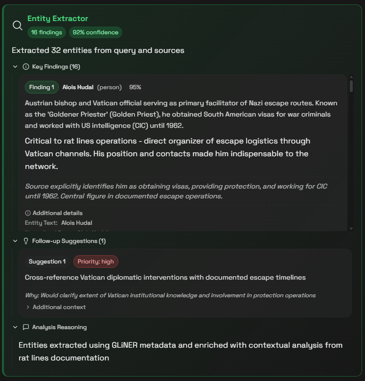 Entity Extractor - GLiNER Analysis