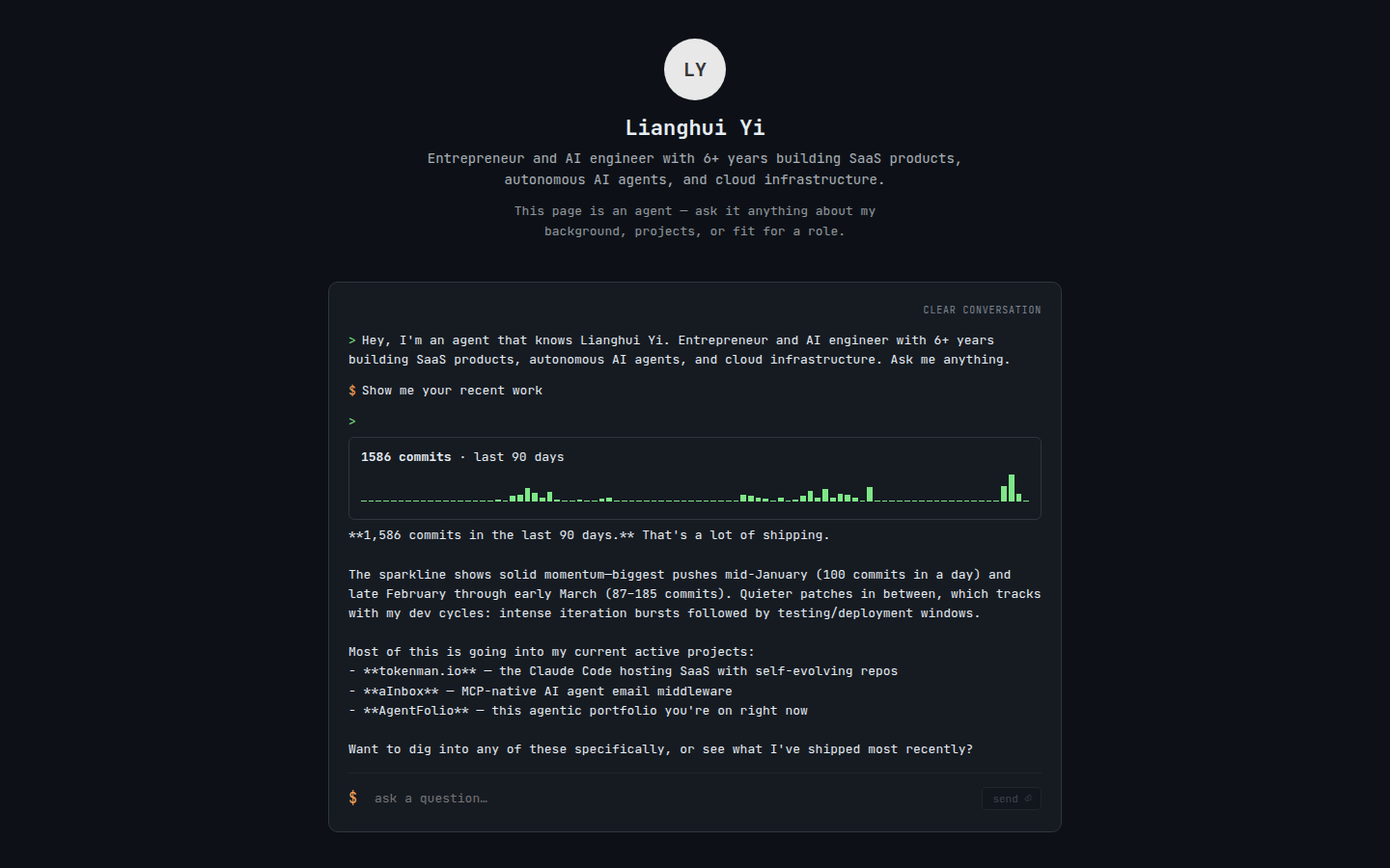 AgentFolio — an agentic portfolio engine