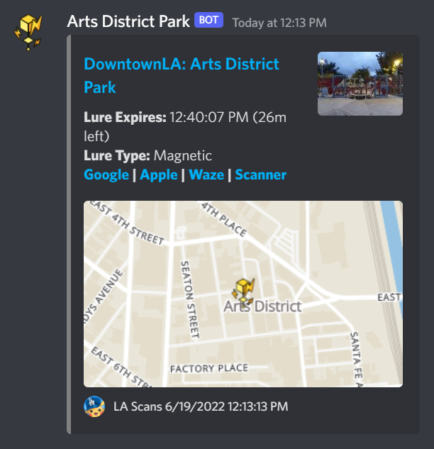Lure (Magnetic) Notifications