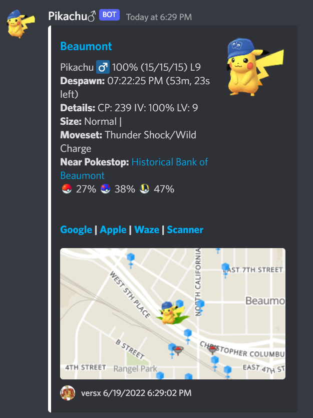 Pokemon Notifications