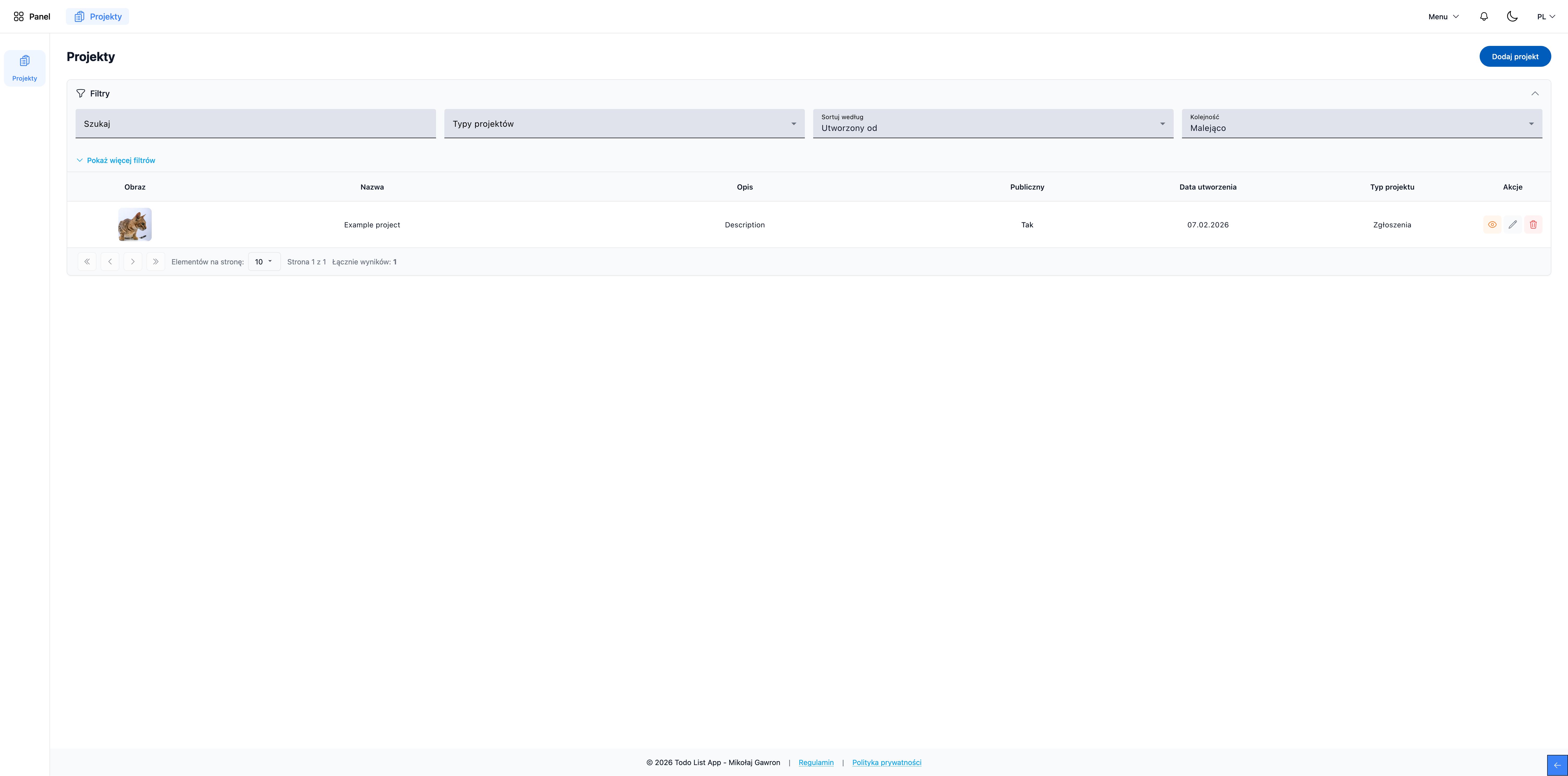 Project View