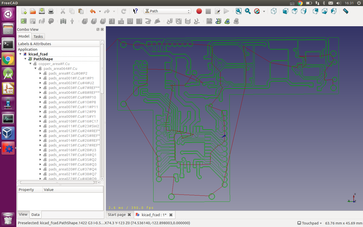 PCB for milling