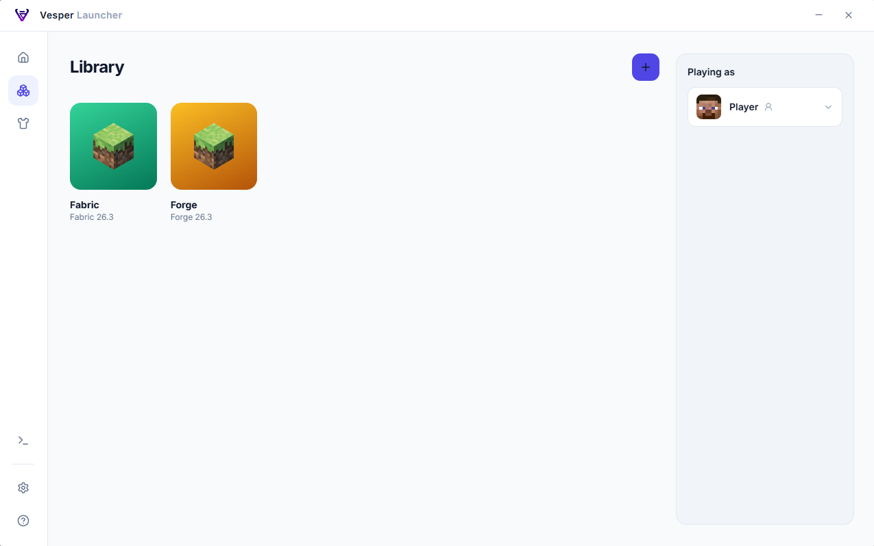 Vesper Launcher App Preview
