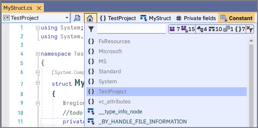 Global namespaces