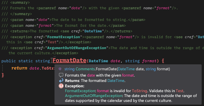 Super Quick Info - Override Exception