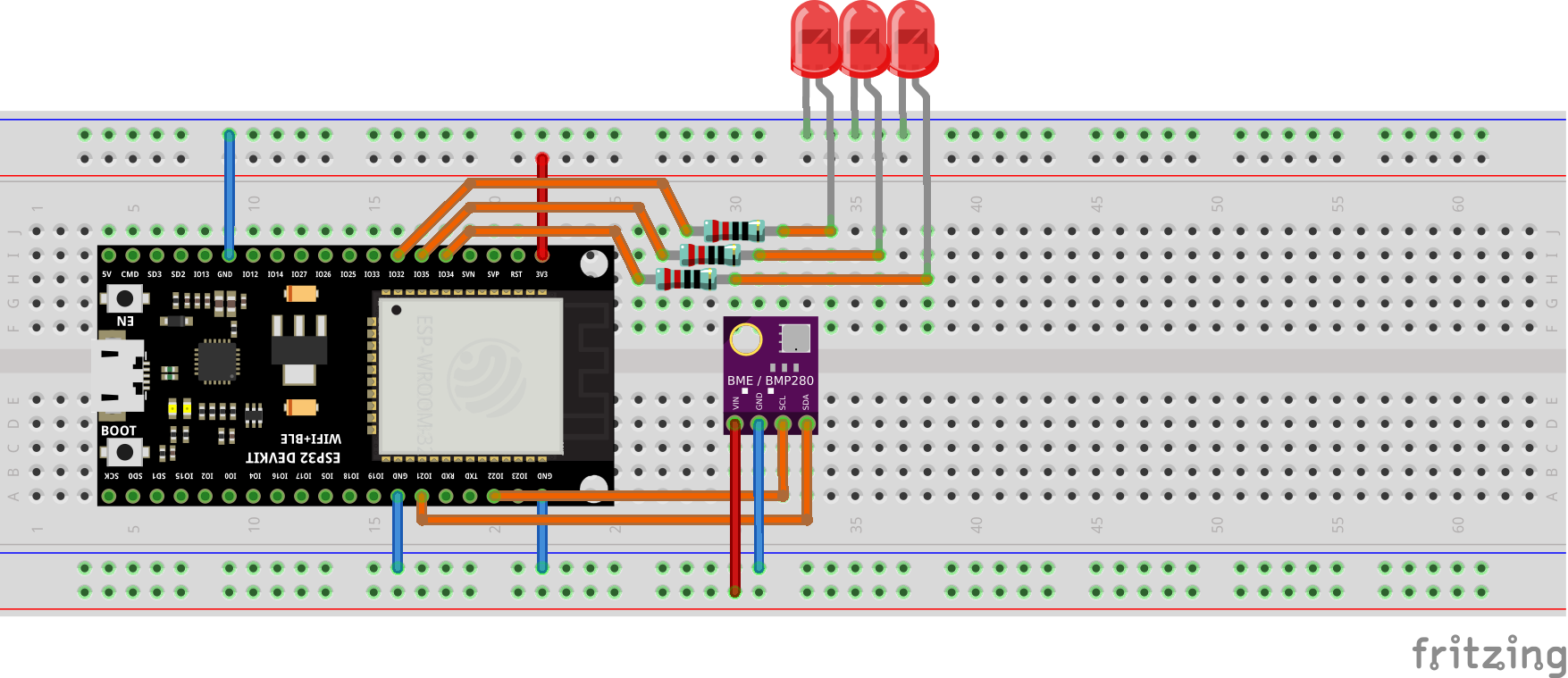 ESP32 wiring