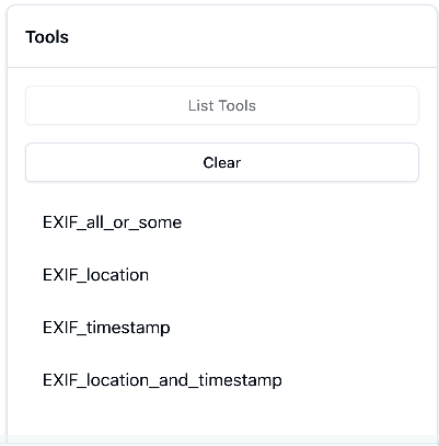 MCP Inspector: List Tools