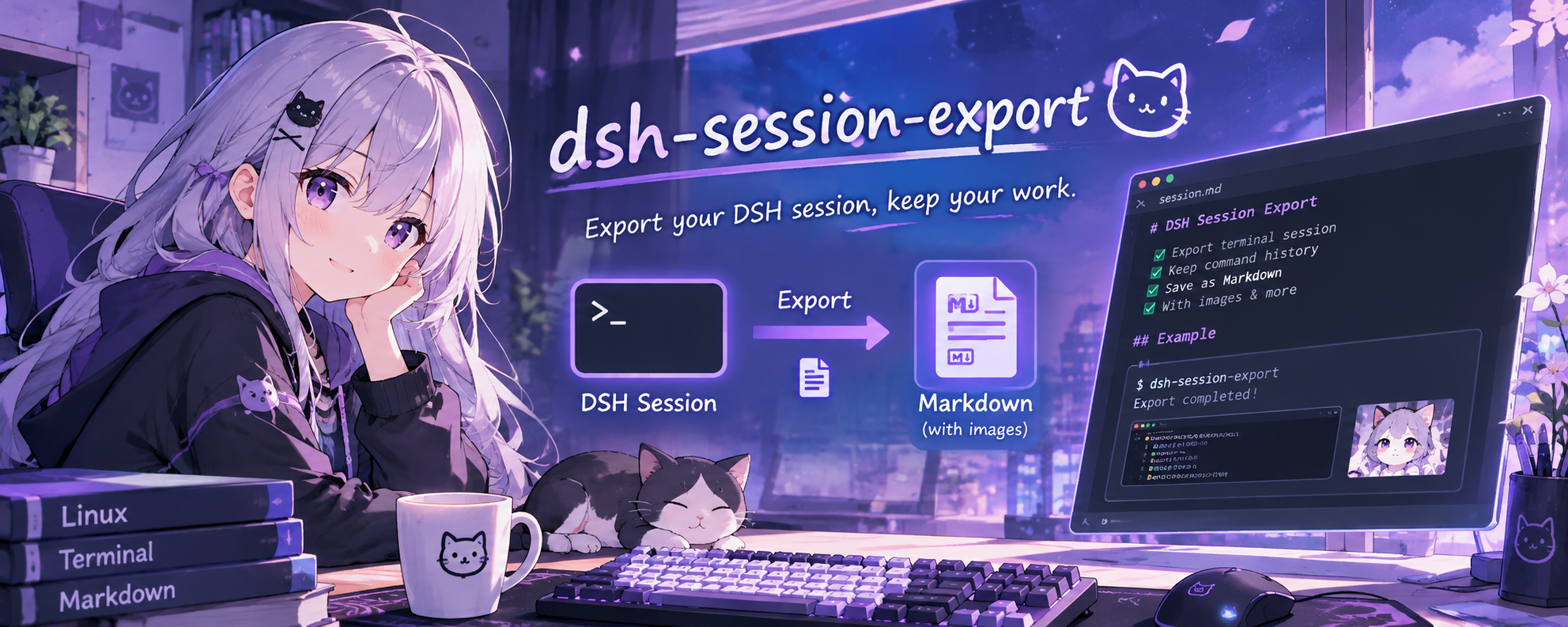 dsh-session-export