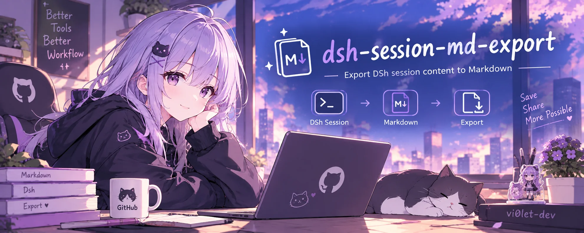 dsh-session-md-export — 把 DSH 会话导出成 Markdown