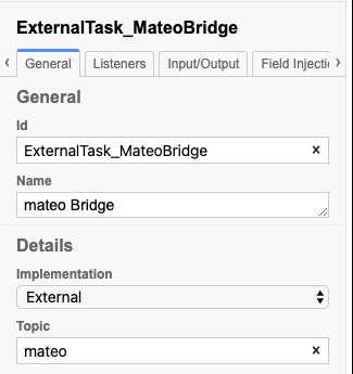 Topic configuration