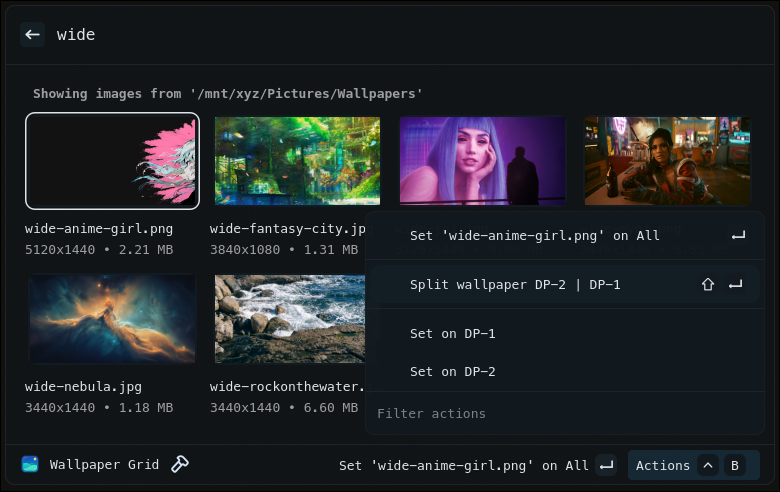 AWWW Switcher split images action