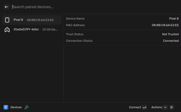 Vicinae Bluetooth devices preview