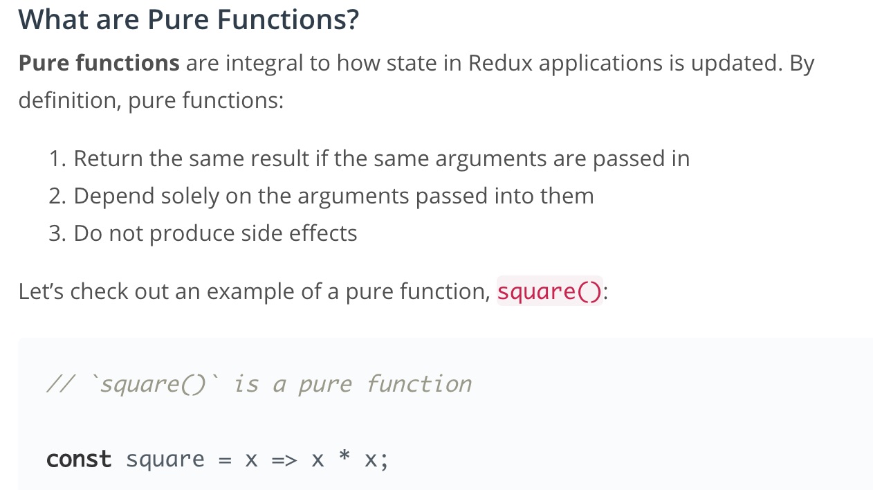 Pure Functions