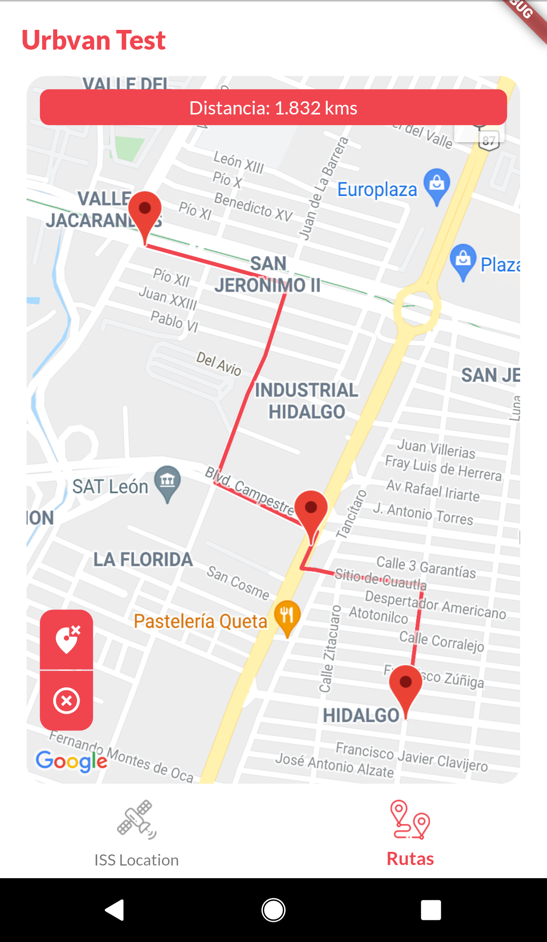 Android Routes