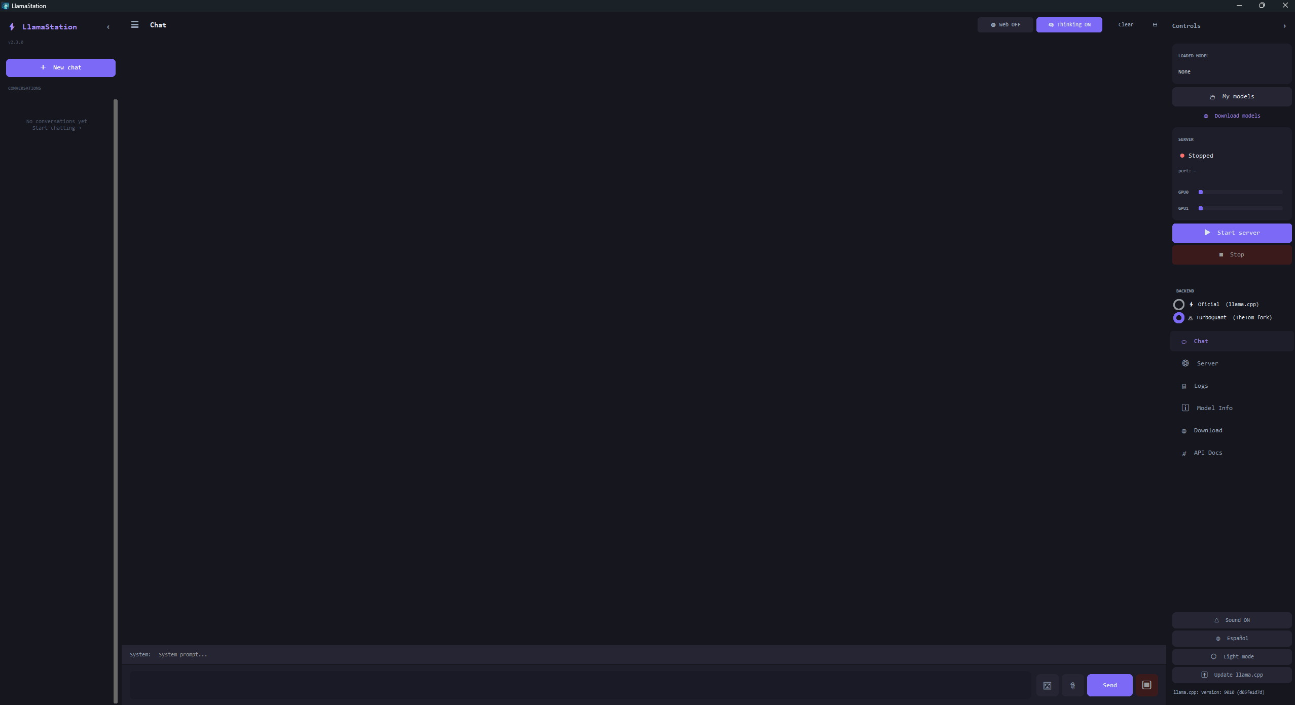 Dark mode