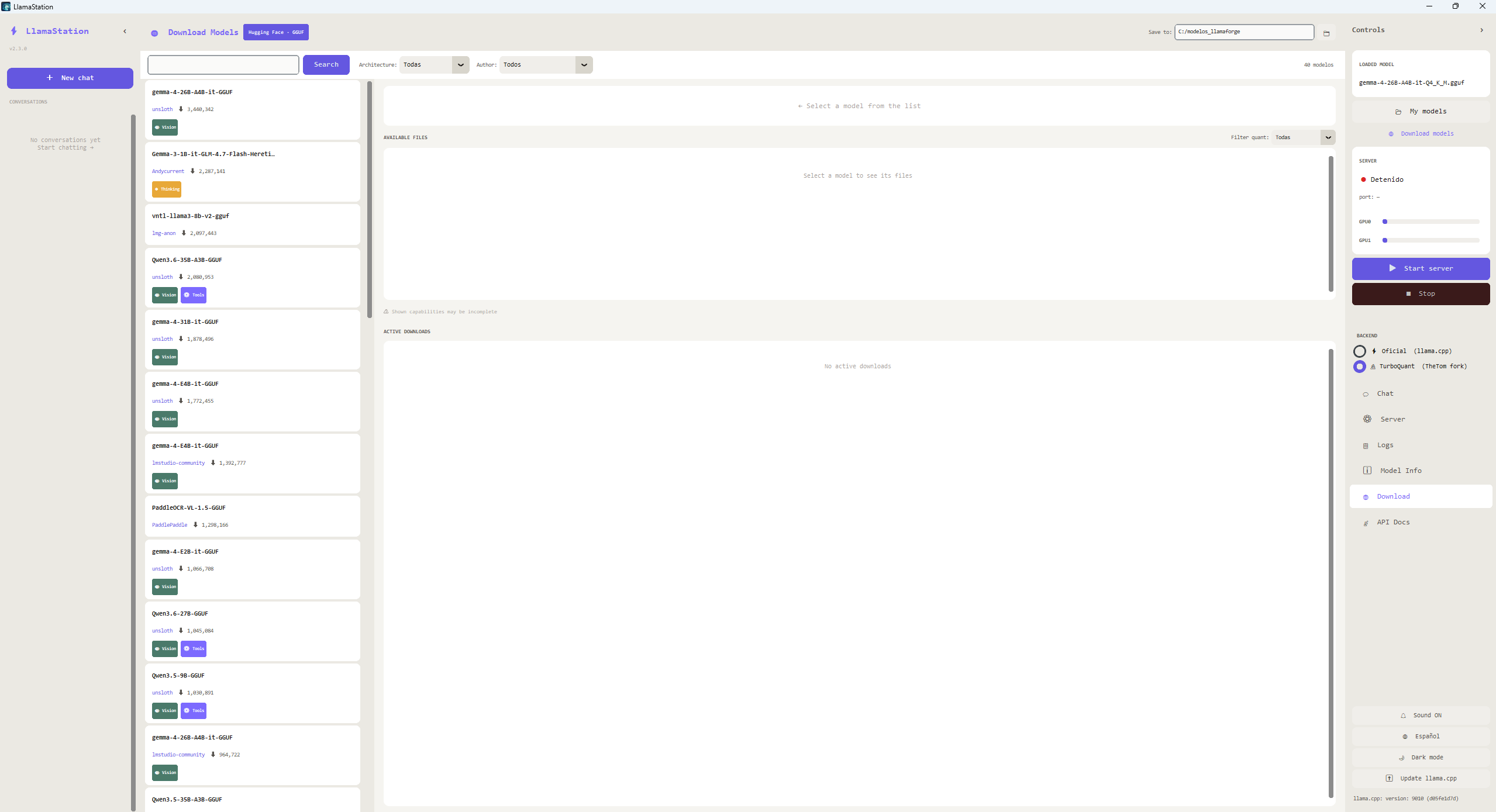 Model downloader