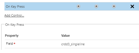 Form configuration