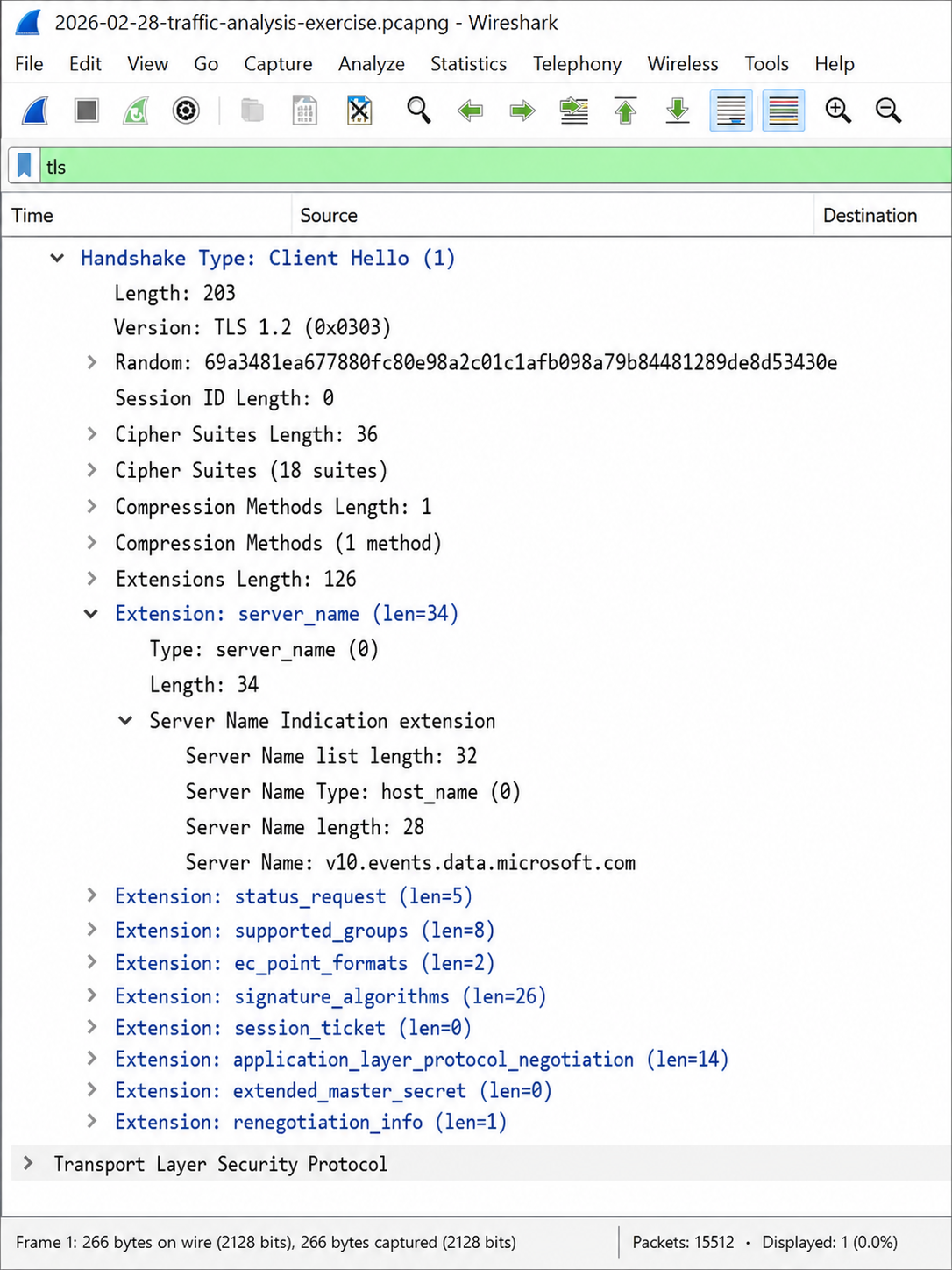 TLS Client Hello
