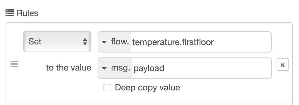 Change node context store