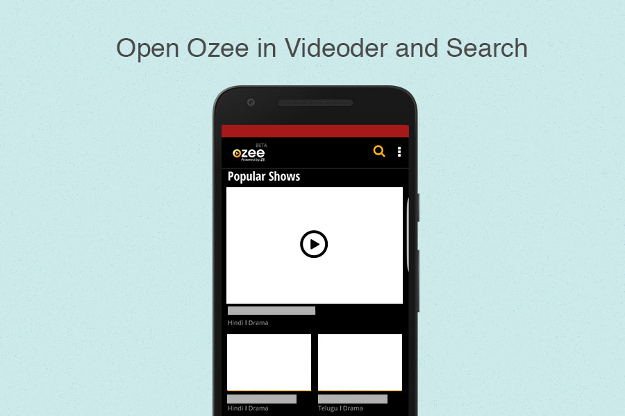 Download Ozee videos using Videoder
