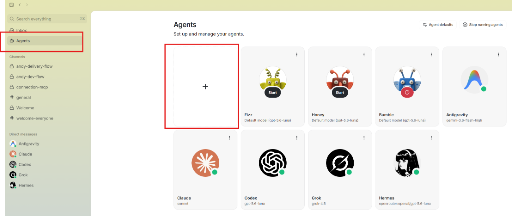 Step 3 - Agents Grid