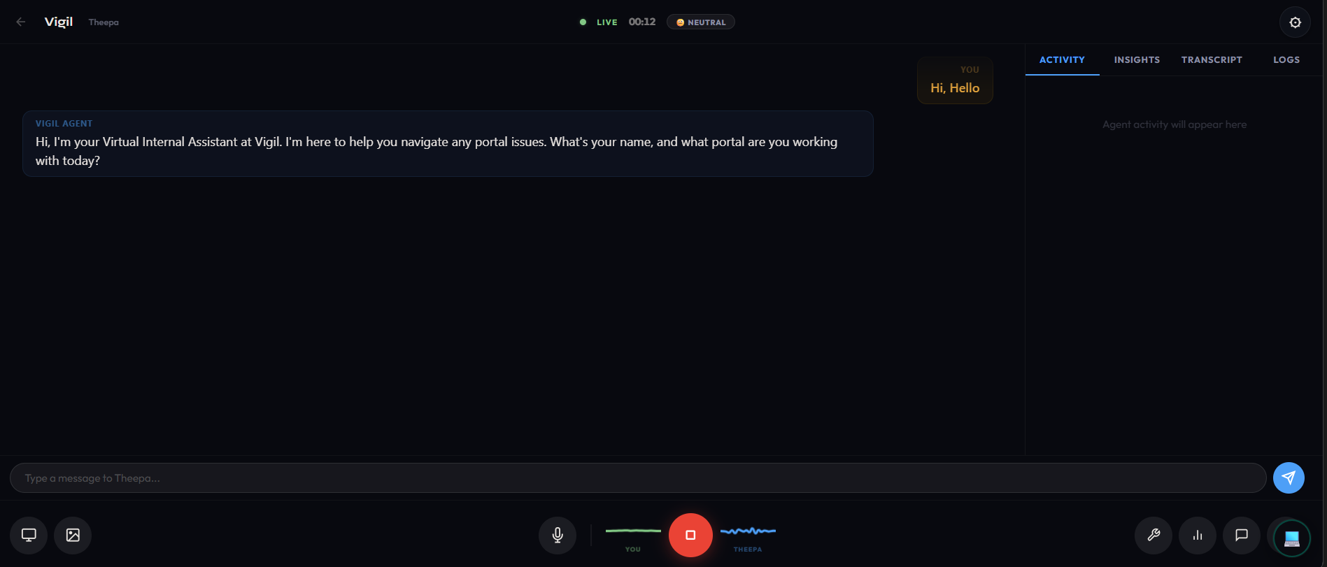 Vigil Help Assistant