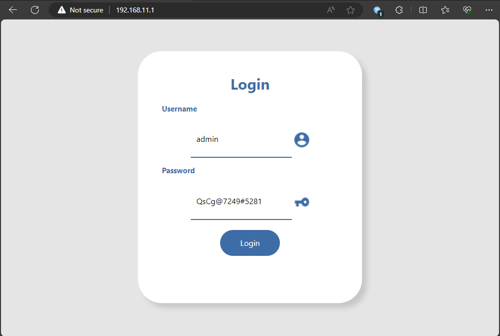 WAS-110 Access Web UI