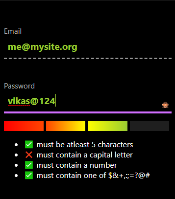 Svelte form validations (Vikas Kukreti)