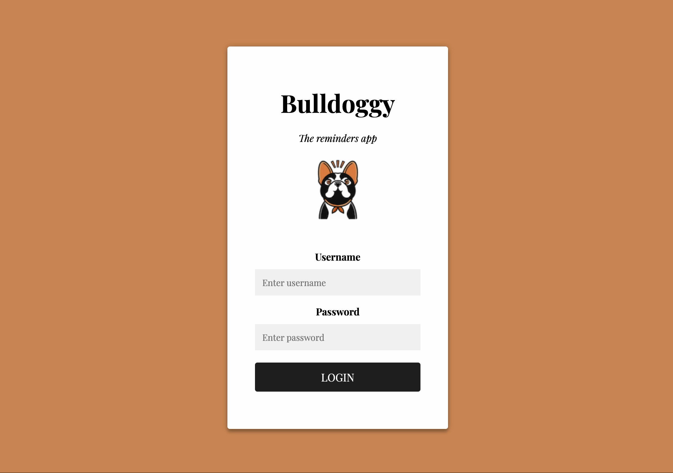 Bulldoggy login