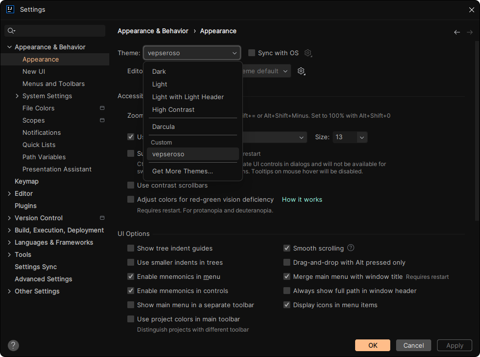 Configuration example