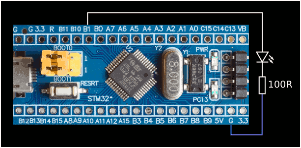 Panic led connection schematic