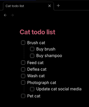 A demo of the plugin working