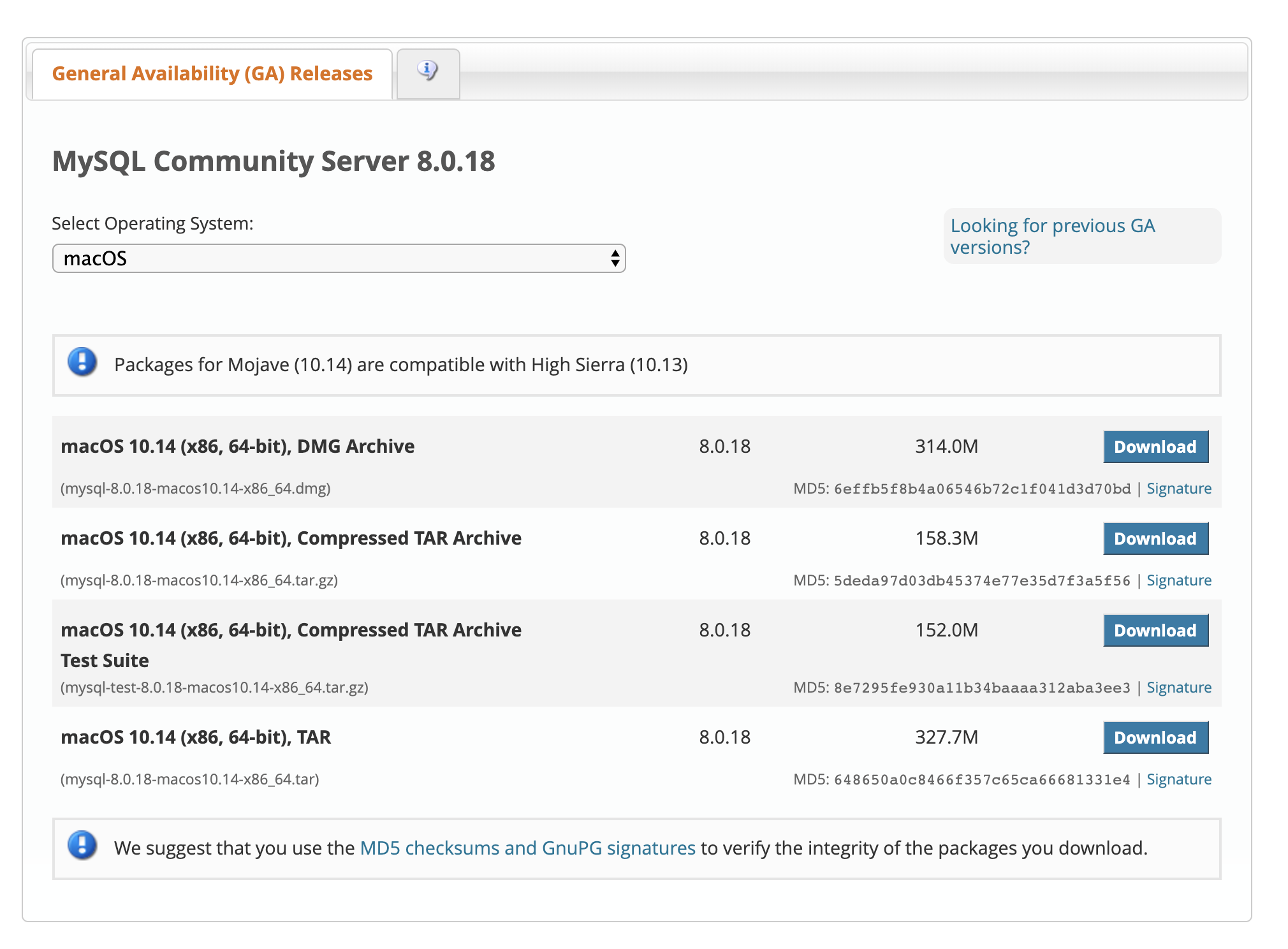 MySQL Database Server