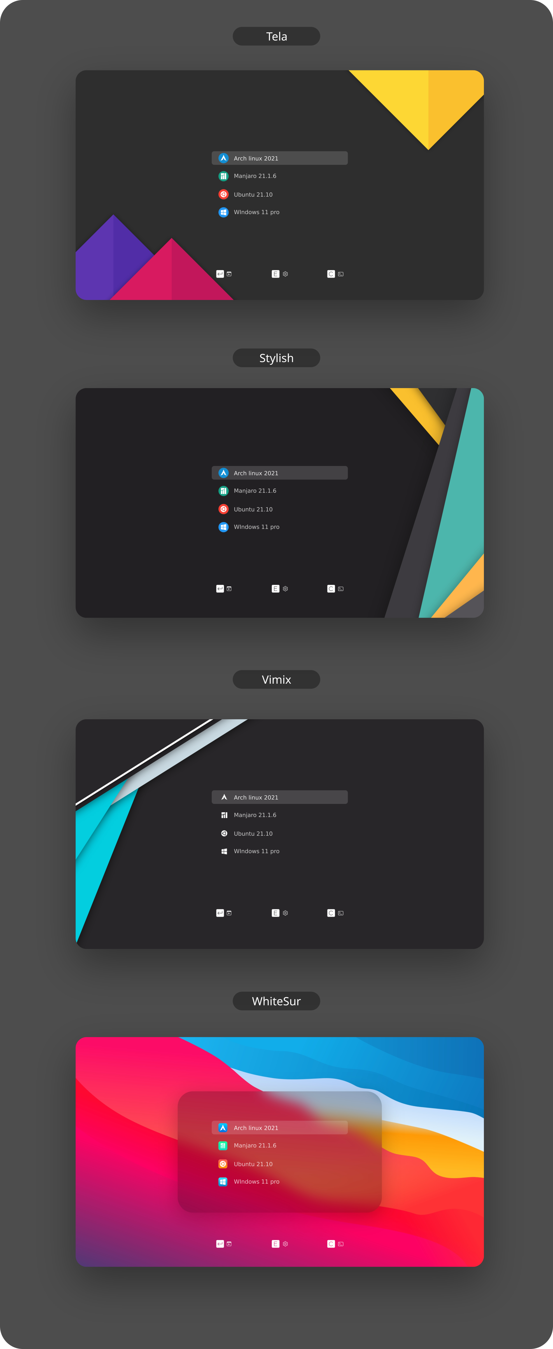 GRUB2 Themes screenshot 2
