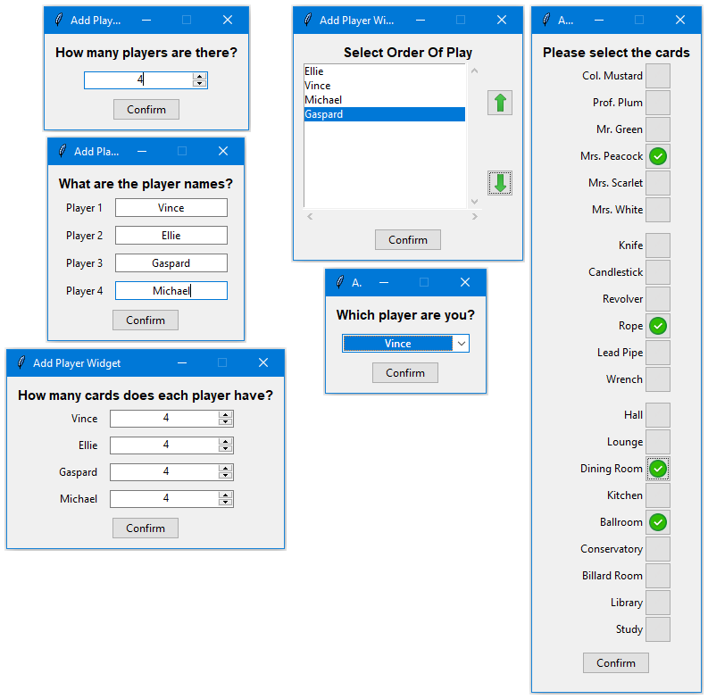 GitHub - larashores/ClueSolver: C++ and Python library and GUI for ...