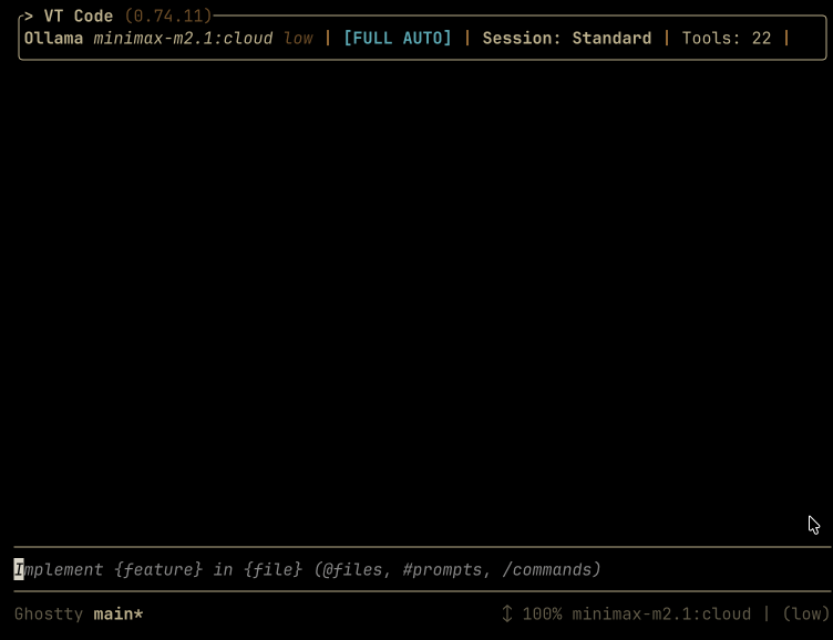 VT Code demo