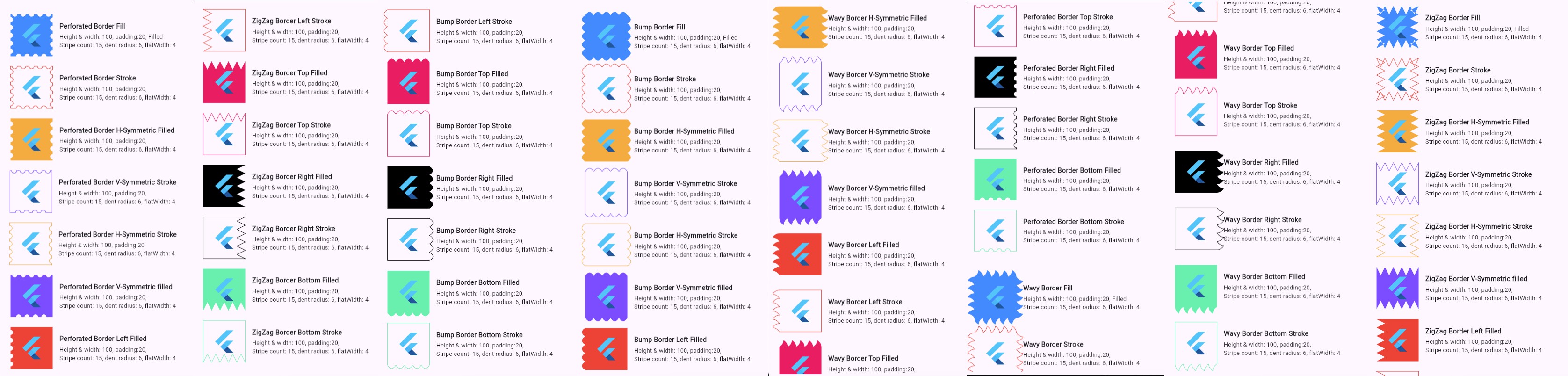 perforated border preview