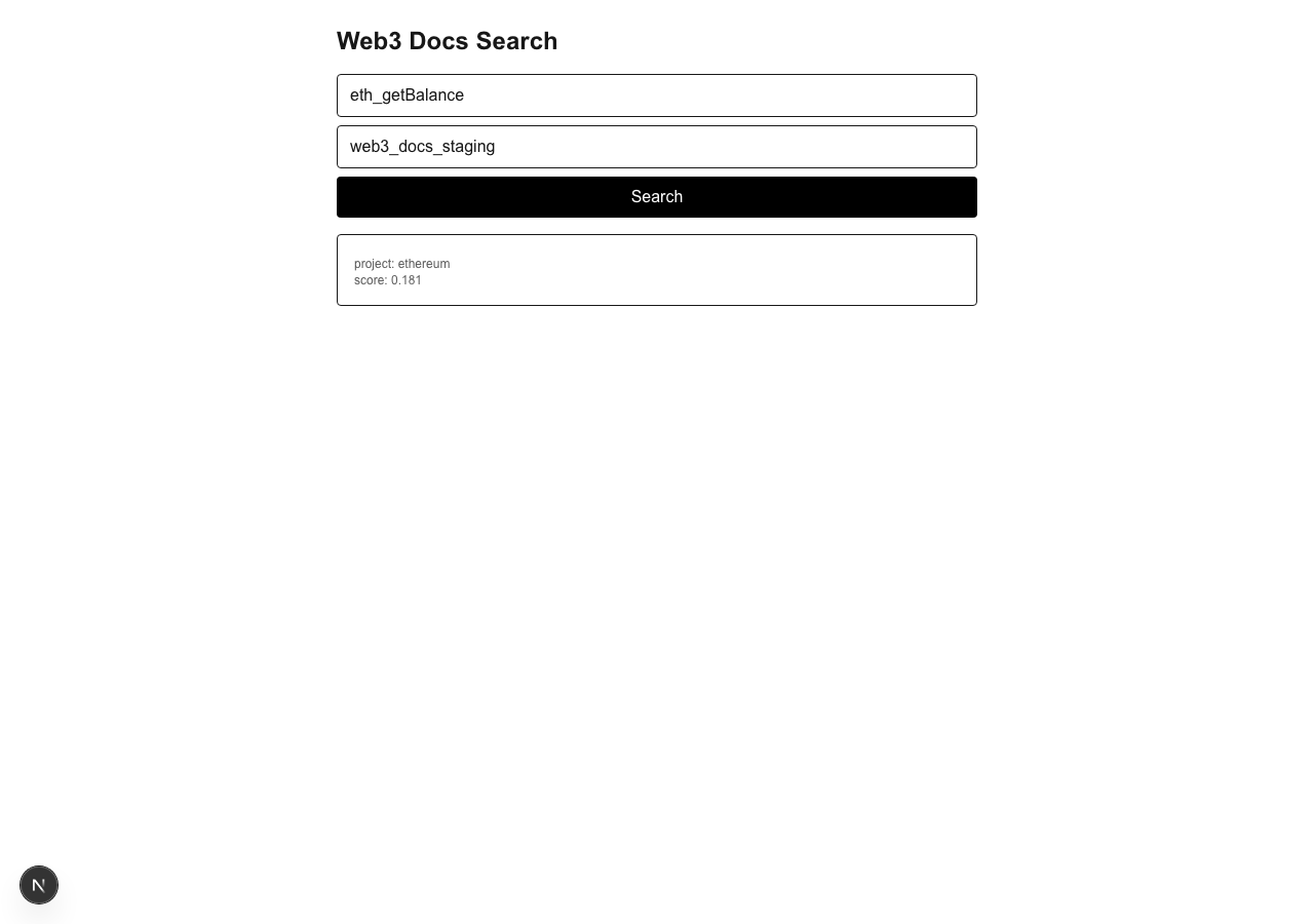 Search result