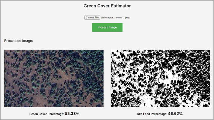 Green Cover Estimator