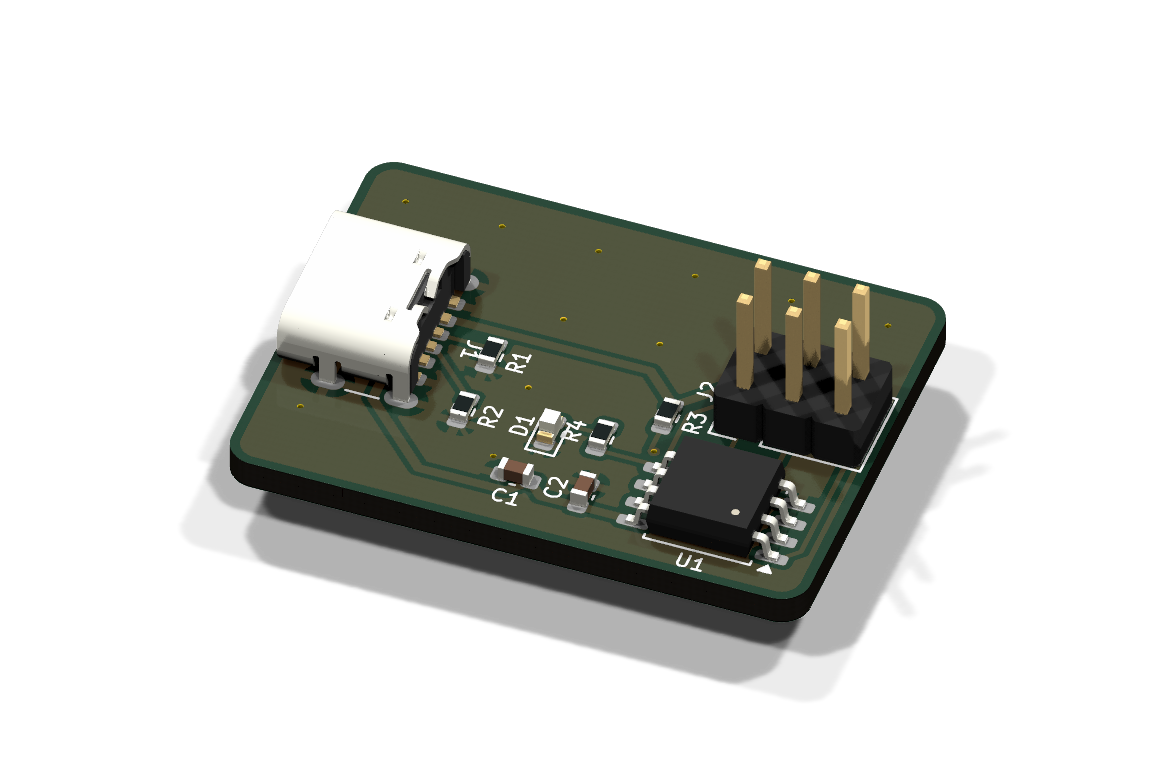USB-C ATtiny85 LED blinker