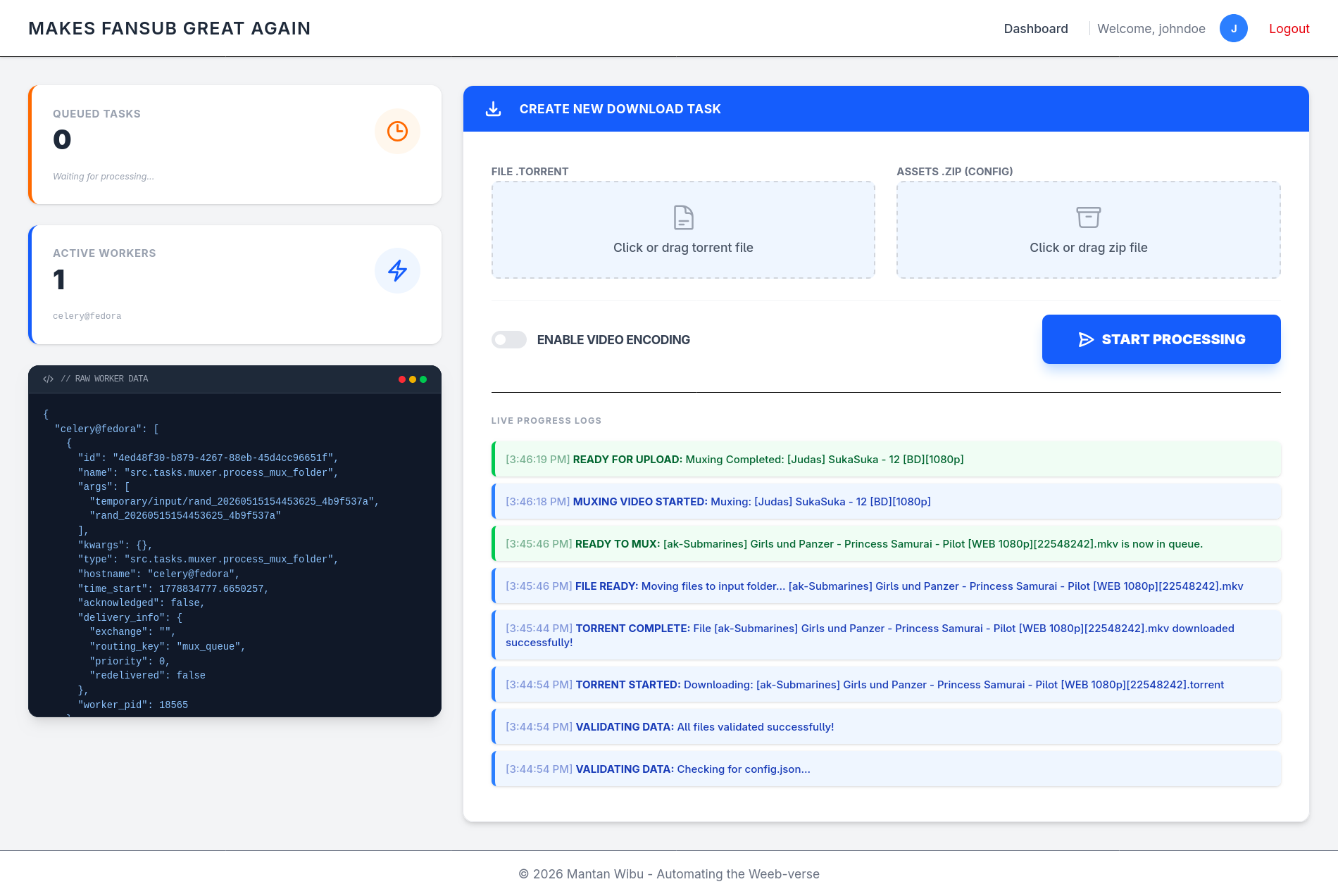 Automated Video Media Processing & Distribution Pipeline Screenshot 5
