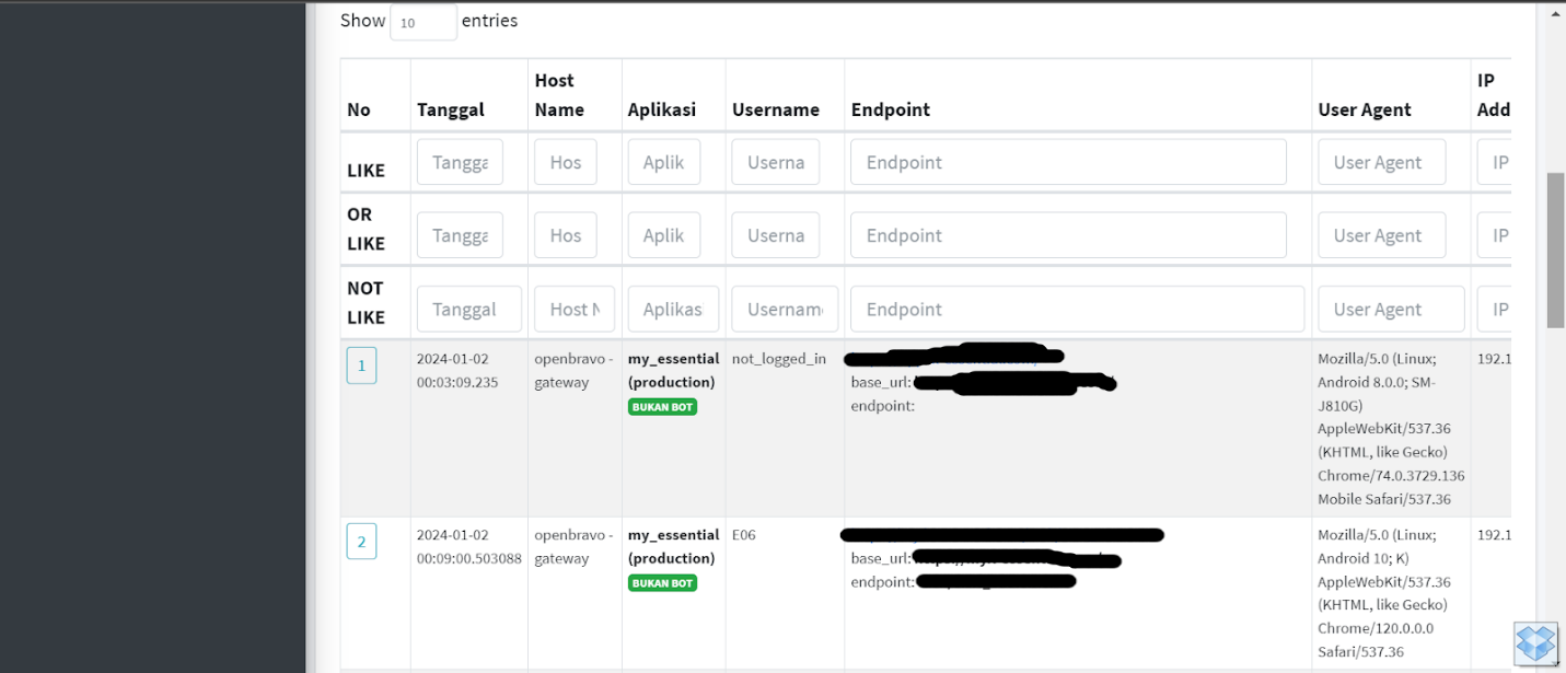 Log & Performance Tracker Screenshot 1