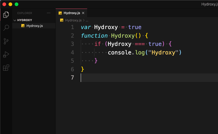 This is Hydroxy Theme