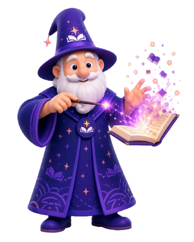 Booklin casting book-to-skill magic