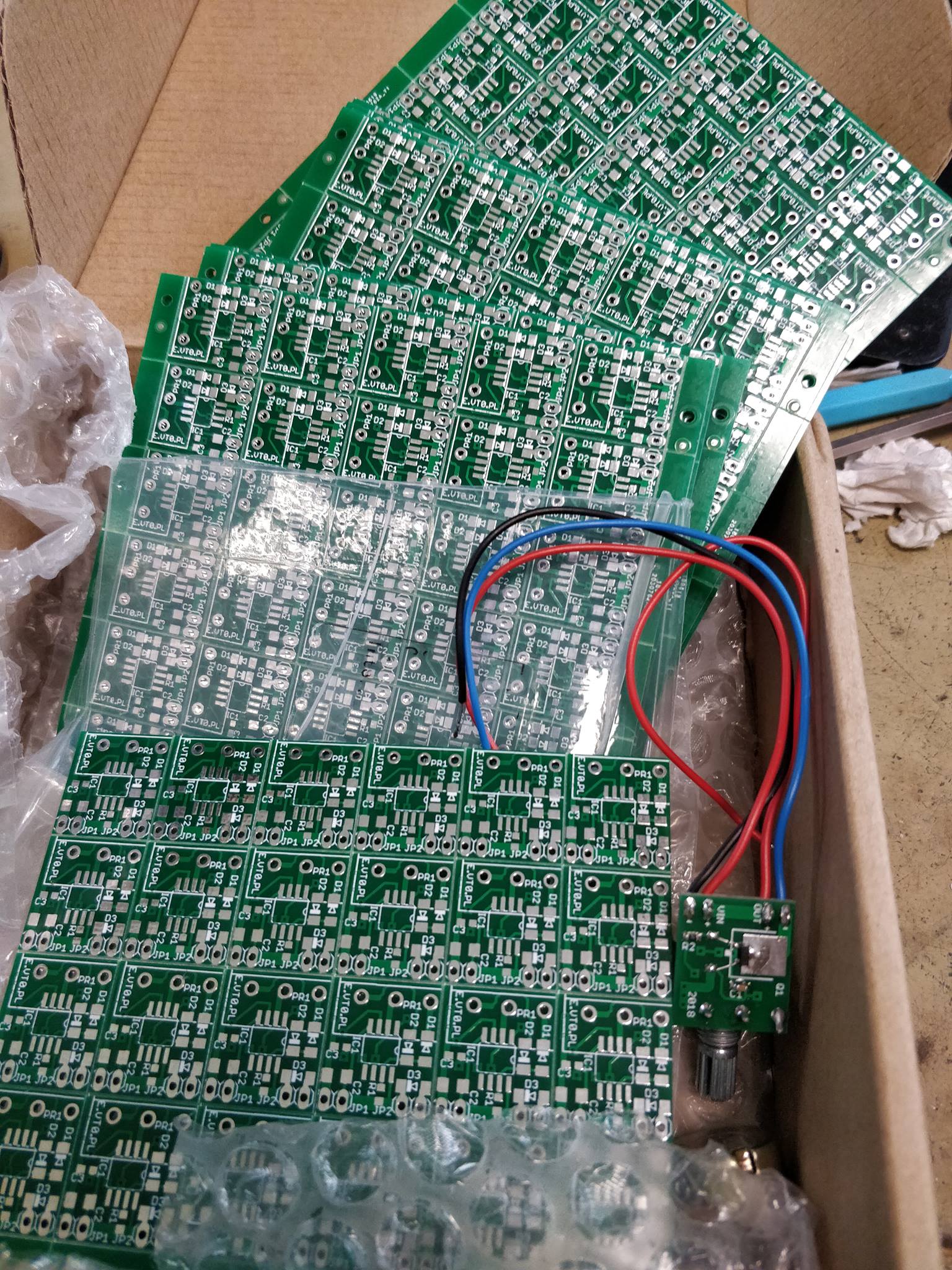 Photo of the PCB