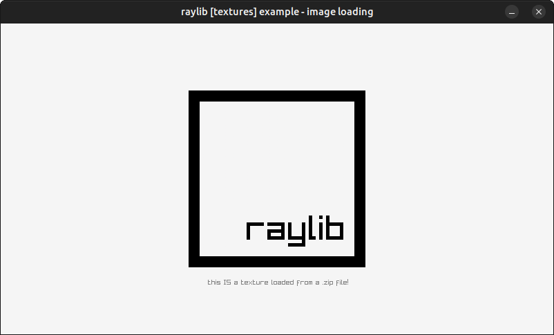 Screenshot of textures_image_loading example