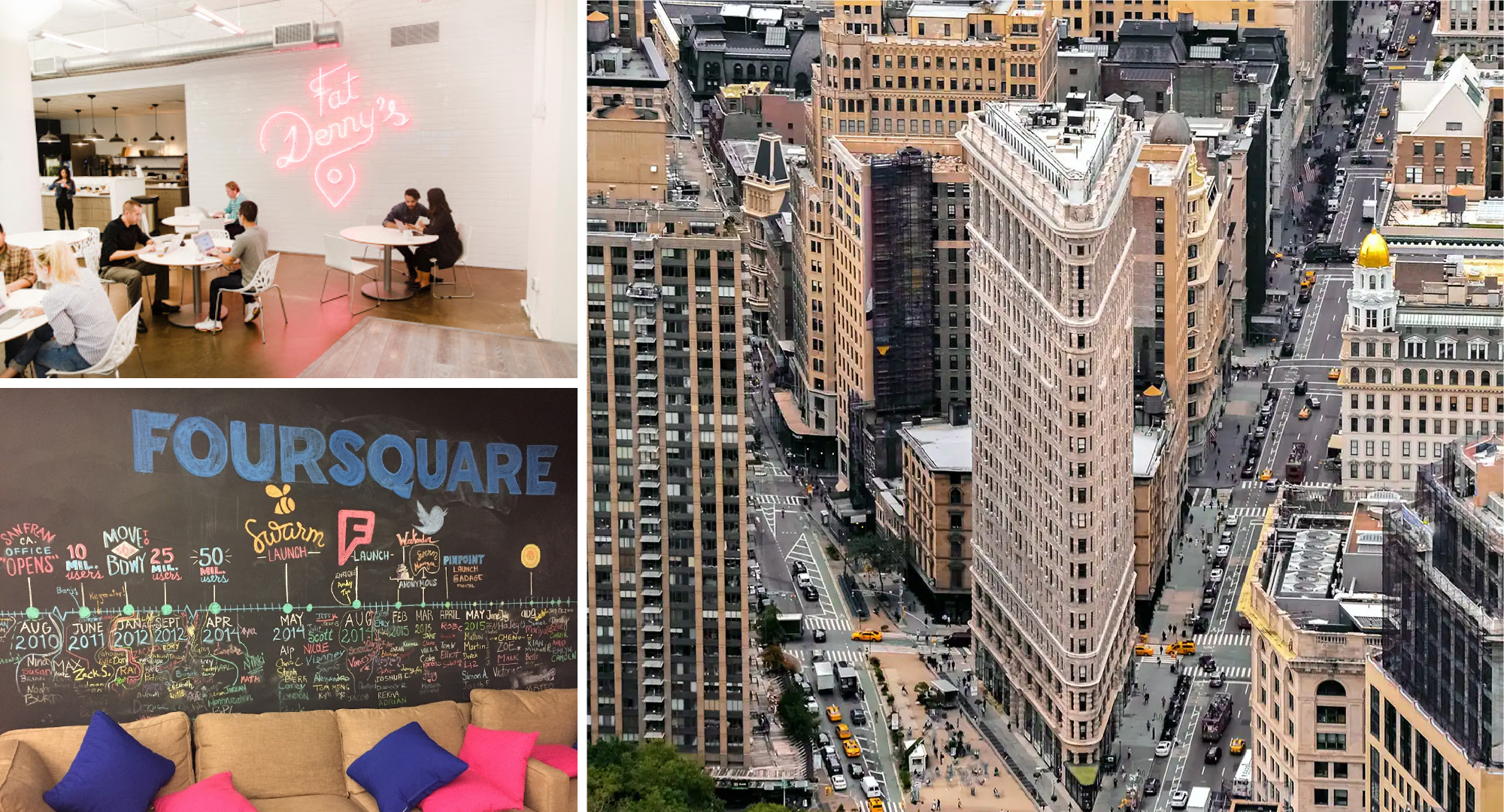 New York and Foursquare's office